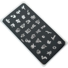 Aba Nails Nail Art Stamping Baskı Plakası