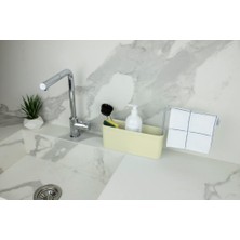 Primanova Kıev Bej Süngerlik Deterjan Kutusu Kolay Temizlik Özellikli Taşınabilir Aksesuar