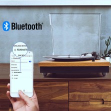 Record Master TT202J Pikap - Bluetooth Özellikli - Tüm Plaklar Ile Uyumlu