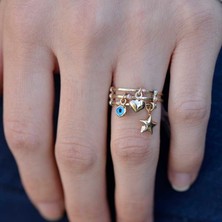 Engingold 14 Ayar Altın Çoklu Figürlü Yüzük