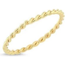 Engingold 14 Ayar Altın Burgu Yüzük