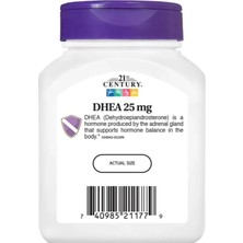 Solingen 21ST Century  Dhea 25MG Calcium 44MG, 90 Capsules..(Adınıza Faturalı Resmi Orj Amerikan Ürünü)
