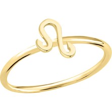 Engingold 14 Ayar Altın Aslan Burç Yüzük