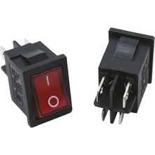 End Elektrik Mini Işıklı Anahtar (Sarı)
