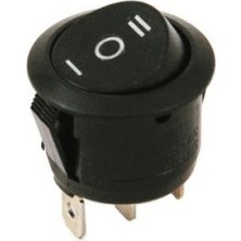 End Elektrik Yuvarlak Işıksız Anahtar 1-0-2