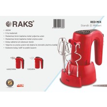 Raks Red Mıx Standlı El Mikseri 400W