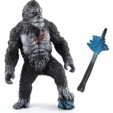 ZPPLD Godzilla Vs King Kong Gorilla Gerçekçi Aksiyon Figürü Oyuncak (Yurt Dışından)