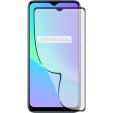 Case 4U Realme C25 Mat Seramik Ekran Koruyucu Siyah