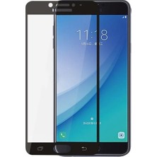 Case 4U Samsung Galaxy C9 Pro Tam Kaplayan Fiber Nano Ekran Koruyucu Cam