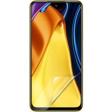 Case World Xiaomi Poco M3 Pro Nano Ekran Koruyucu Kırılmaz Esnek Cam