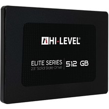 Hi-Level Elite 512GB 560MB-540MB/s Sata 3 2.5" SSD HLV-SSD30ELT/512G