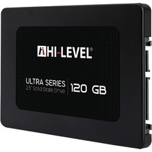Hi-Level Ultra 120GB 550MB-530MB/s 2,5" Sata3 SSD HLV-SSD30ULT/120G +3.5" Çeviri Adaptörlü ;( KIZAK DAHİL )