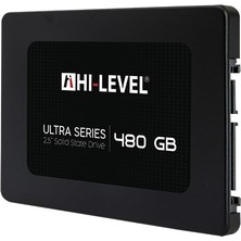 Hi-Level Ultra 480GB 550MB-530MB/s Sata3 2,5" SSD (HLV-SSD30ULT/480G) + MONTAJ KIZAĞI