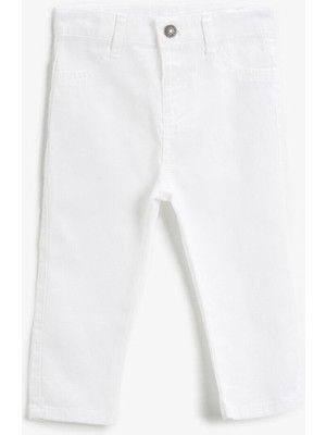 Koton Erkek Bebek Basic Pantolon Pamuklu Cepli