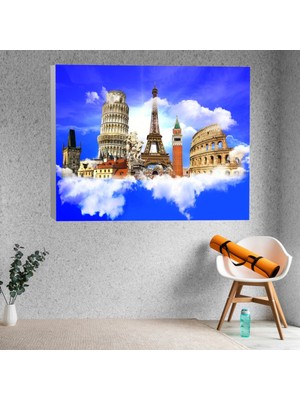 Deko Gonya Yaz Seyahatı Temalı Kanvas Tablo