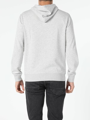 Regular Fit Gri Melanj Erkek Sweatshirt Cl1052465