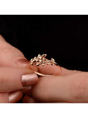 Engingold 14 Ayar Altın Başak Model Yüzük