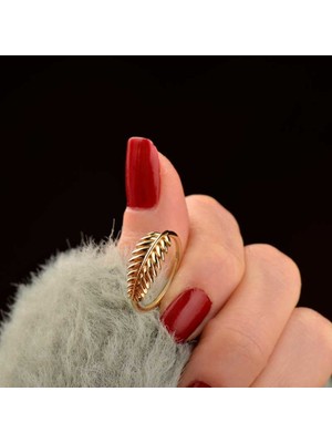 Engingold 14 Ayar Altın Başak Yüzük