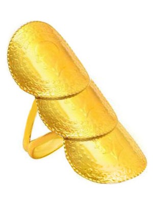 Engingold 22 Ayar Üçlü Çeyrek Altın Yüzük