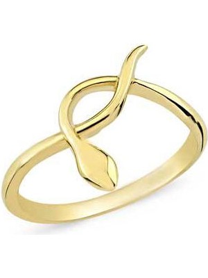 Engingold 14 Ayar Altın Yılan Yüzük