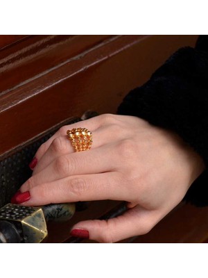 Engingold 22 Ayar Altın Dorika Model Yüzük