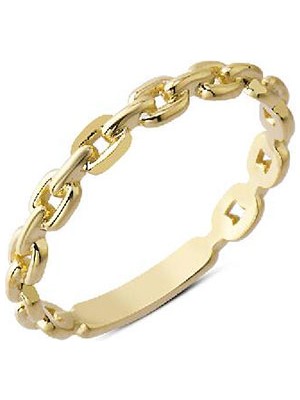 Engingold 14 Ayar Sade Altın Halka Yüzük