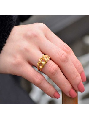 Engingold 22 Ayar Altın Samanyolu Yüzük