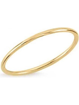 Engingold 14 Ayar Altın Sade Tel Yüzük