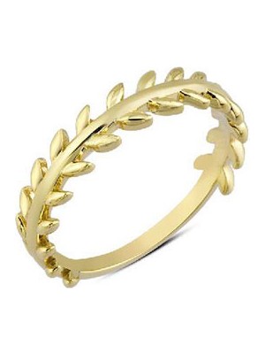 Engingold 14 Ayar Altın Başak Yüzük