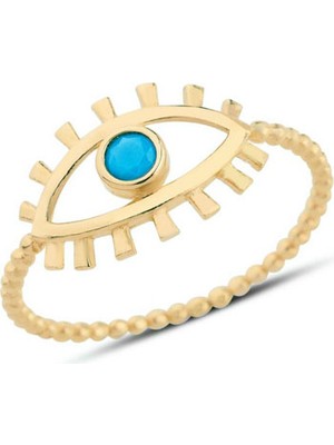 Engingold 14 Ayar Altın Kirpik Model Yüzük