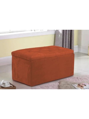 AldaGelsin Lüks Kapitoneli Sandıklı Puf 80 cm