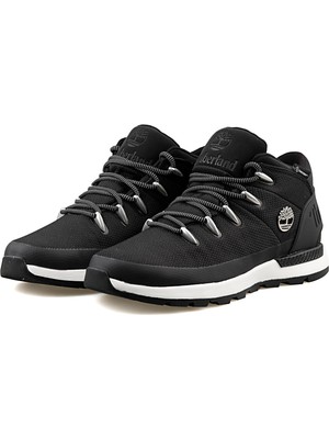 Timberland Sprint Trekker Mid Lace Up Waterproof  Erkek Siyah Sneaker TB0A266B0151