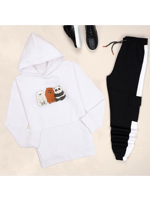 Trendypassion Beyaz Panda Eşofman Takımı