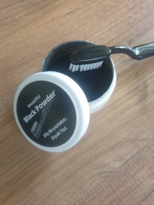 Breastiful Black Powder Diş Toz Diş Fırçası Hediyeli