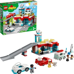 DUPLO® Otopark ve Oto Yıkama 10948 - 2 Yaş Ve Üzeri Çocuklar için Oto Yıkama; Benzin İstasyonu ve Otopark İçeren Eğitici Oyuncak Yapım Seti (112 Parça)