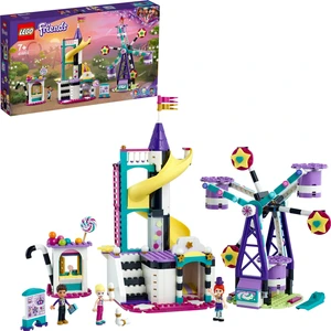 Friends Sihirli Dönme Dolap ve Kaydırak 41689 Çocuklar İçin Yapım Seti; 3 Mini Bebekli LEGO Lunapark (545 Parça)