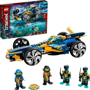 LEGO® Ninjago® Ninja Su Altı Motoru 71752 Yapım Seti; Nınjago Cole ve Jay Minifigürlü Amfibi Araba (356 Parça)