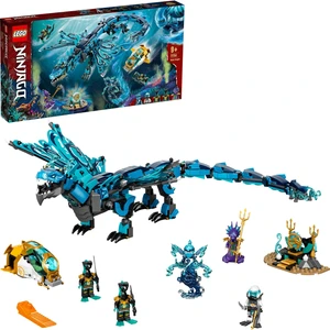NINJAGO® Su Ejderhası 71754 - 9 Yaş ve Üzeri Çocuklar İçin Hareketli Ninja Ejderha Oyuncağı ve NINJAGO Nya#yı İçeren Yaratıcı Oyuncak Yapım Seti (737 Parça)