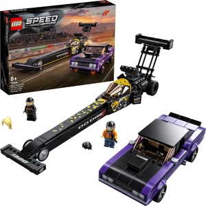 Speed Champions Mopar Dodge//SRT Top Fuel Dragster and 1970 Dodge Challenger T/A 76904 - Araba Sevenler İçin Koleksiyonluk Oyuncak Yapım Seti (627 Parça)