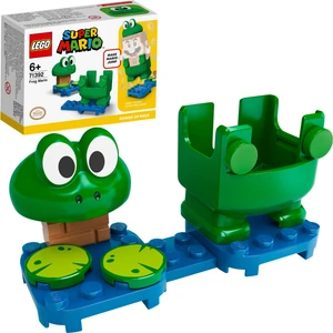 Super Mario# Kurbağalı Mario Kostümü 71392 - Yaratıcı Çocuklar için Koleksiyonluk Oyuncak Yapım Seti (11 Parça)