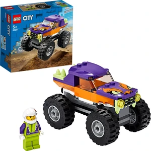LEGO® City Canavar Kamyonet 60251 - Araçları Seven Çocuklar için Yaratıcı Oyuncak Yapım Seti (55 Parça)