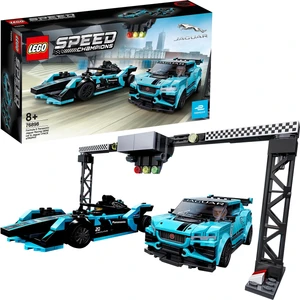 LEGO® Speed Champions 76898 Formula E Panasonic Jaguar Racing Gen2 araba ve Jaguar I-PACE eTROPHY
