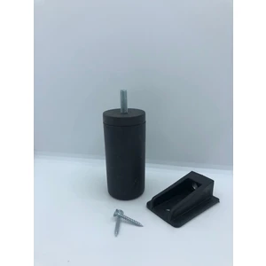 Plastik, Siyah 9,5 Cm-15 cm Ayarlı Gizli Ayak (5 Adet)