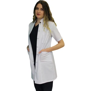Safa Forma Hakim Yaka Kadın Doktor Önlüğü , Hemşire , Öğretmen , Lab Eczacı Laboratuvar Önlüğü , Beyaz Önlük