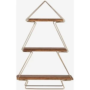 Çam Ağacı Model Dekoratif 3 Katlı Raf