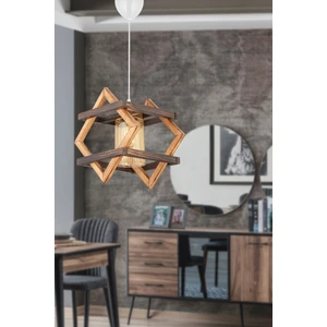 Bidolu Shop Bidolushop Diamond Ahşap Sarkıt Avize Beyaz