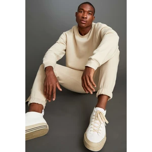 Oversize Fit Bisiklet Yaka Basic Pamuklu Sweatshirt T5139AZ21WN