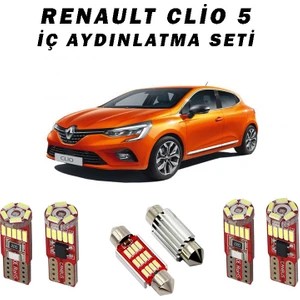 Renault Clio 5 Iç Aydınlatma Beyaz Ampul Seti (Canbus)