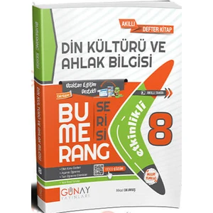Günay Yayınları Gün&Ay Yayınları Bumerang 8. Sınıf Din Kültürü ve Ahlak Bilgisi
