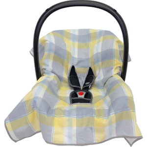 Ana Kucağı Kılıfı Flanel (Pazen) Kumaş 0-13 kg 1018